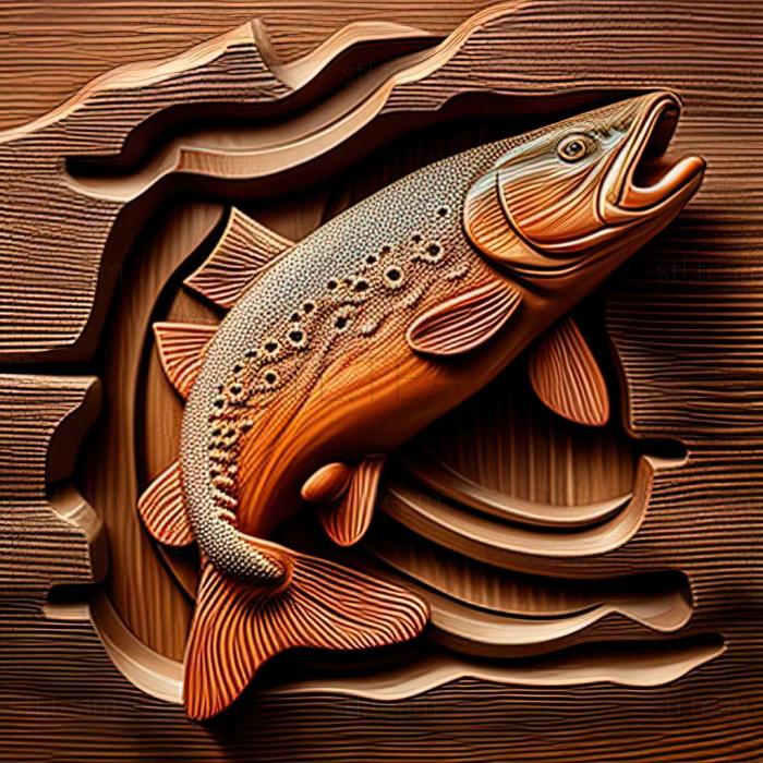 3D model trout (STL)